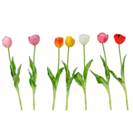 Tulipán szálas gumi mix M38cm 48db/#