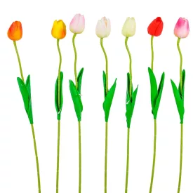 Tulipán szálas gumi mix M46cm 72db/#