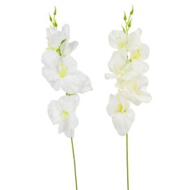 Kardvirág szálas fehér,krém M55cm 12db/köteg 288db/#