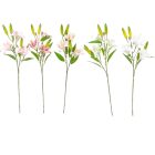 Liliom ág 3v. gumi mix M80cm 20db/#