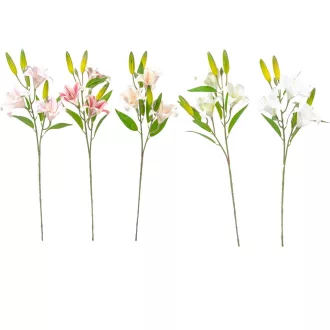 Liliom ág 3v. gumi mix M80cm 20db/#