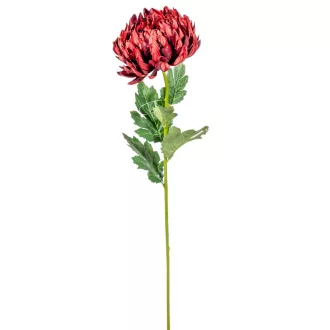 Krizantém szálas bordó M66cm 48db/#