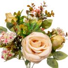 Rózsa csokor 7v. mix M38cm 24db/#