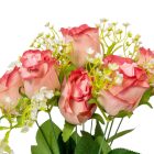 Rózsa csokor 9v. mix M36cm 24db/#