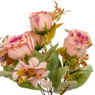 Rózsab csokor 7v mix M32cm 120db/#