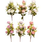 Rózsa csokor 6v. mix M55cm 12db/#