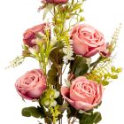 Rózsa csokor 6v. mix M55cm 12db/#