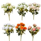 Rózsa csokor 7v. mix M36cm 36db/#