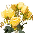 Rózsa  csokor 7v. mix M45cm 24db/#