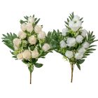 Rózsa csokor féloldalas 13v  M55cm 24db/#