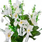 Orchidea csokor 9ágú krém M32cm 36db/#