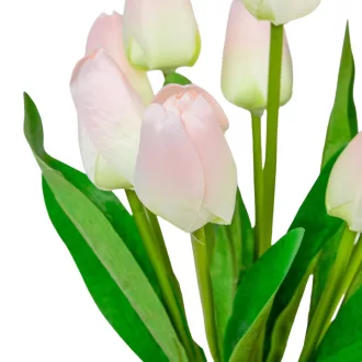 Tulipán csokor 9v. M37cm 24db/#