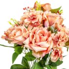 Hortenzia,rózsa csokor 12v. mix M50cm 12db/#