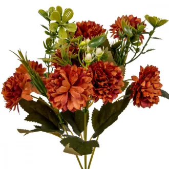 Krizantém csokor 10v. mix M30cm 48db/#