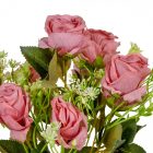 Rózsa csokor 9v. mix M36cm 24db/#