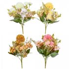 Krizntém, hortenzia csokor 5v. mix M28cm 48db/#