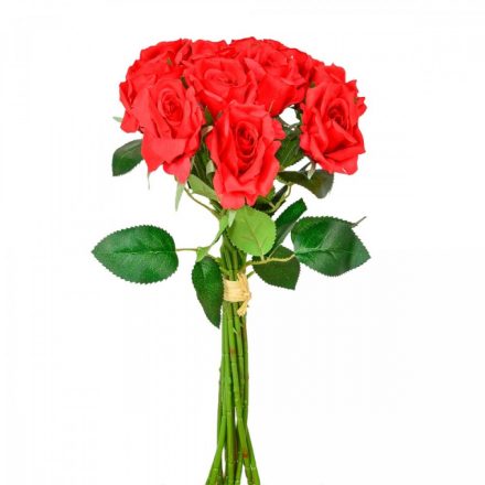 Rózsa köteg vörös 12v. M36cm 24db/#