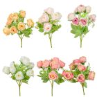 Rózsa csokor 8v. mix M30cm 36db/#