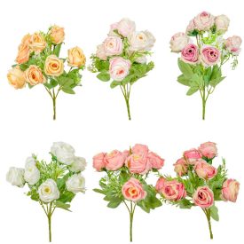 Rózsa csokor 8v. mix M30cm 36db/#