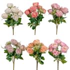 Rózsa csokor 9v. mix M42cm 12db/#