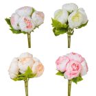 Peónia csokor 6v. mix M28cm 30db/#