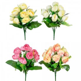 Boglárka csokor 12v. mix M40cm 18db/#