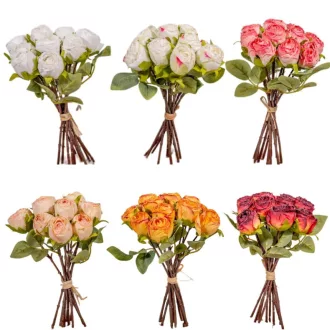 Rózsa köteg 10v. mix M27cm 24db/#