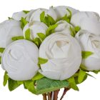 Kötegelt boglárka 10 szálas fehér M27cm 24db/#