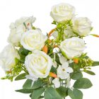 Rózsa csokor 9v. mix M42cm 24db/#