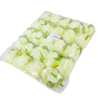 Rózsa virágfej D7cm ivory 301 24db/csom