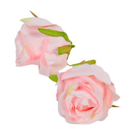 Rózsa virágfej D7cm rózsaszín 600 24db/csom