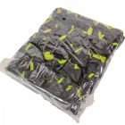 Rózsa virágfej D7cm fekete 700 24db/csom