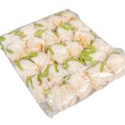 Rózsa virágfej D7cm 24db/csom ivory 925