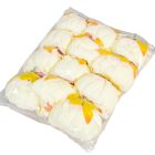 Peónia virágfej D8cm 12db/csom vanilia rózsaszín 303