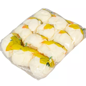 Peónia virágfej D8cm 12db/csom ivory 310