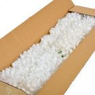 Krizantém virágfej szatén fehér D11cm 36db/#