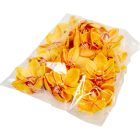 Orchidea virágfej polifoam D10cm sárga 24db/csom