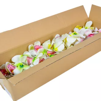 Orchidea virágfej polifoam D7cm 72db/#