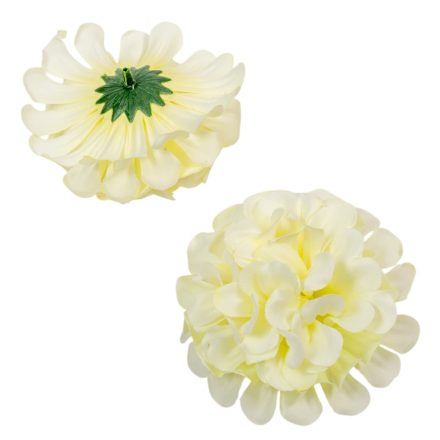 Dália virágfej gömb krém D10cm 144db/#