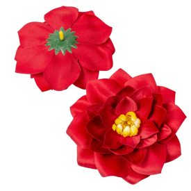 Tavirózsa virágfej D11cm 405 bordó 90db/#