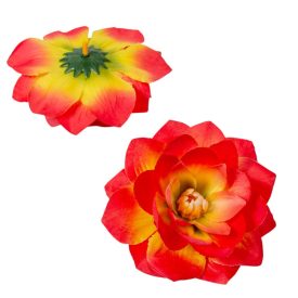 Tavirózsa virágfej D11cm 934 lazac-zöld 90db/#