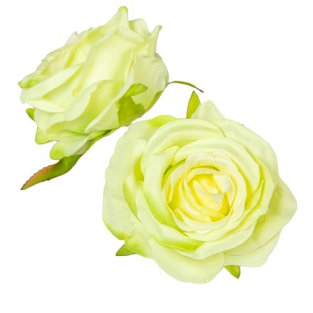 Rózsa virágfej D6cm 24db/szín/csom zöld 322
