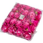 Rózsa virágfej D6cm 24db/szín/csom szeder 521