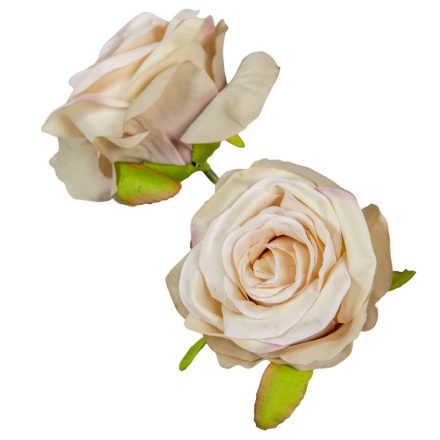 Rózsa virágfej D6cm 24db/szín/csom őszi lila 702