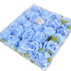 Rózsa virágfej D6cm 24db/szín/csom 814