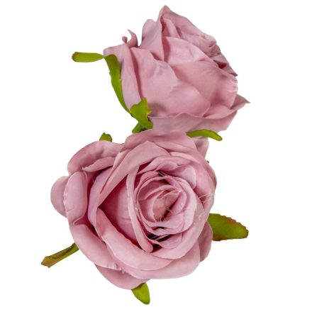Rózsa virágfej D6cm 24db/szín/csom mályva 840