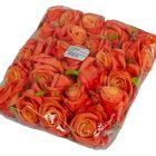 Rózsa virágfej D6cm 24db/szín/csom orange 913