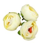 Boglárka virágfej D4,5cm vanilia 216 60db/csom