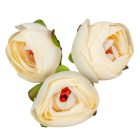 Boglárka virágfej D4,5cm ivory 310 60db/csom