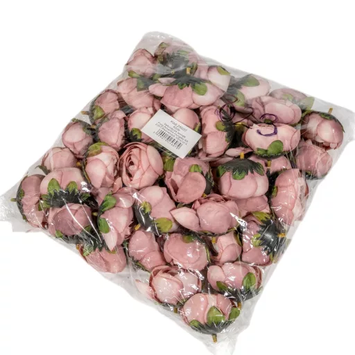 Boglárka virágfej D4,5cm világosrózsaszín 823 60db/csom
